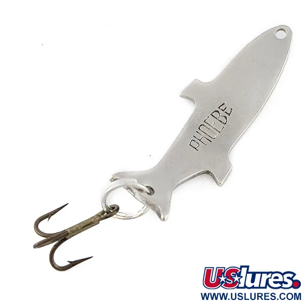 Vintage Acme Phoebe, 3/32oz nickel fishing spoon #20588