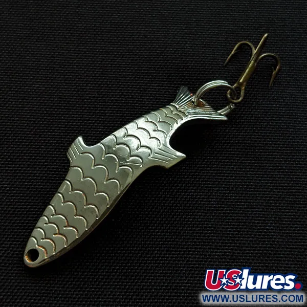 Vintage Acme Phoebe, 3/32oz nickel fishing spoon #20588