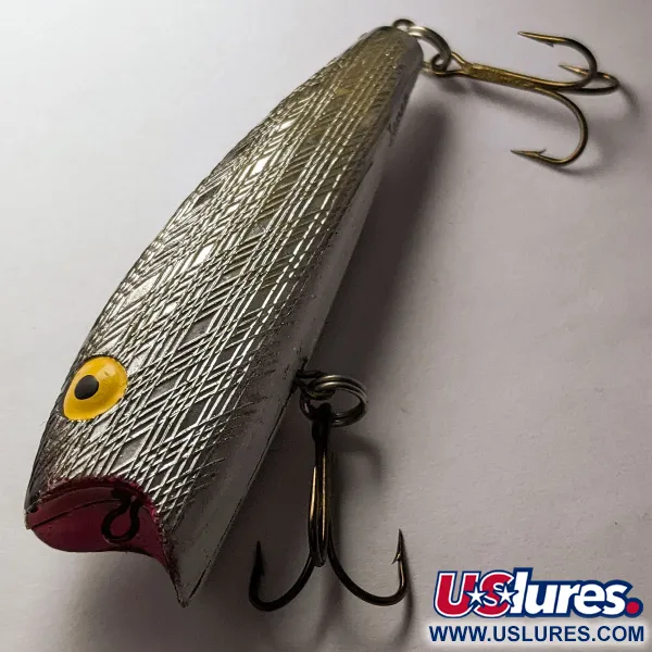 Vintage   Herter's popper, 1/3oz Silver fishing lure #20599