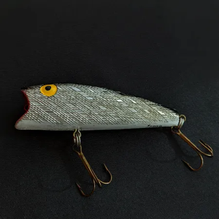 Vintage Herter's popper, 1/3oz Silver fishing lure #20599