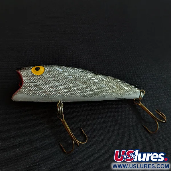 Vintage   Herter's popper, 1/3oz Silver fishing lure #20599