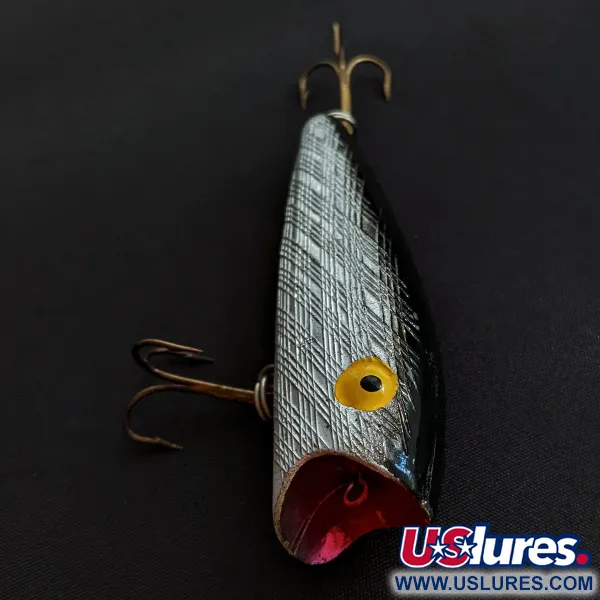 Vintage   Herter's popper, 1/3oz Silver fishing lure #20599
