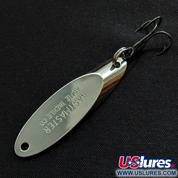 Vintage Acme Kastmaster, 1/4oz nickel fishing spoon #20603