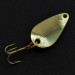 Vintage  Acme K.O. Wobbler, 1/8oz black/white/gold fishing spoon #20609