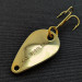 Vintage  Acme K.O. Wobbler, 1/8oz black/white/gold fishing spoon #20609