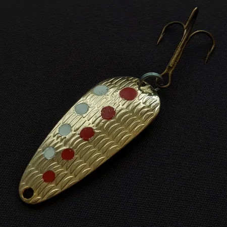 Vintage Acme  Tornado Spoon, 1/4oz gold fishing spoon #20616