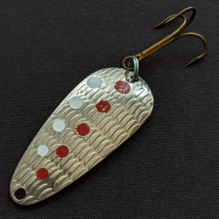 Vintage Acme Tornado Spoon, 1/4oz nickel fishing spoon #20617