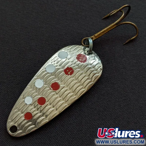 Vintage Acme Tornado Spoon, 1/4oz nickel fishing spoon #20617