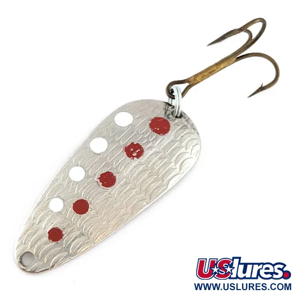 Vintage Acme Tornado Spoon, 1/4oz nickel fishing spoon #20617