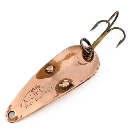 Vintage Other Katch King, 1/4oz brass fishing spoon #20619