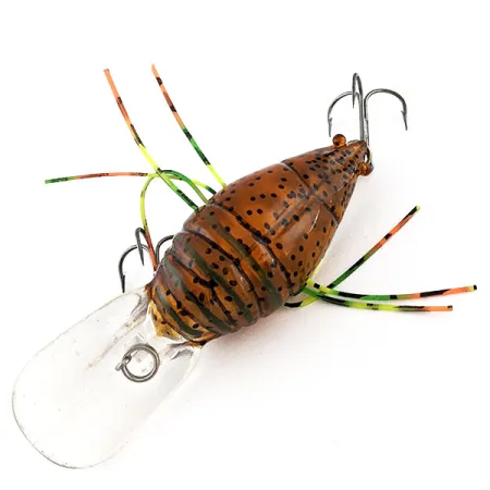 Vintage Bass Pro Shops XPS Crazy Bug, 1/3oz #CB-89 Natural Red Craw fishing lure #20625