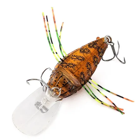 Vintage Bass Pro Shops XPS Crazy Bug, 1/3oz #CB-89 Natural Red Craw fishing lure #20625