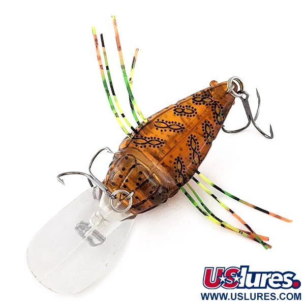 Vintage   Bass Pro Shops XPS Crazy Bug, 1/3oz #CB-89 Natural Red Craw fishing lure #20625