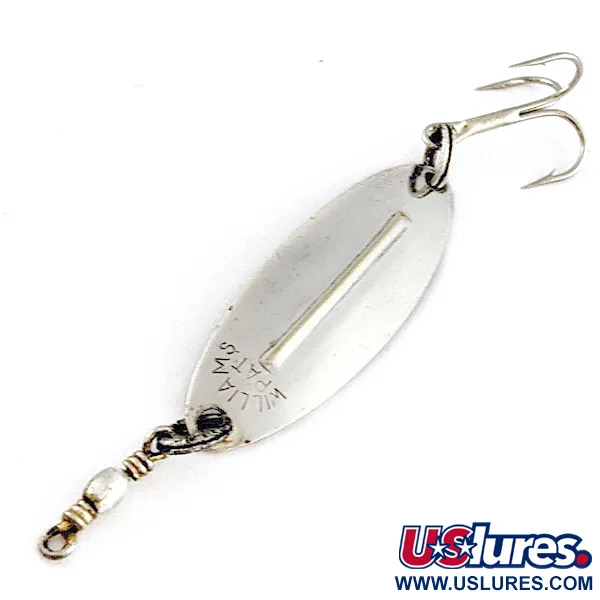 Vintage Williams Wabler W20, 3/32oz silver fishing spoon #20626