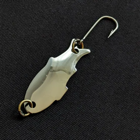 Vintage Shoff's Triple Teazer, 1/32oz nickel fishing spoon #20628