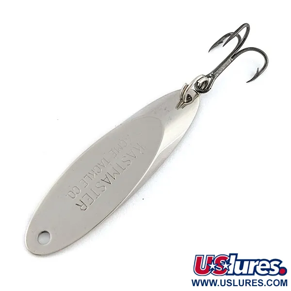 Vintage Acme Kastmaster, 1/4oz nickel fishing spoon #20632