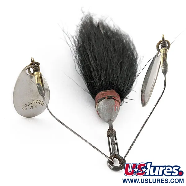 Vintage  Jamison Shannon Twin Spinner, 3/5oz nickel fishing #20642