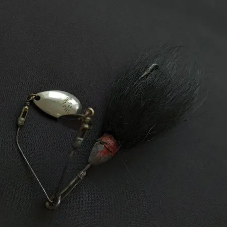 Vintage Jamison Shannon Twin Spinner, 3/5oz nickel spinning lure #20642