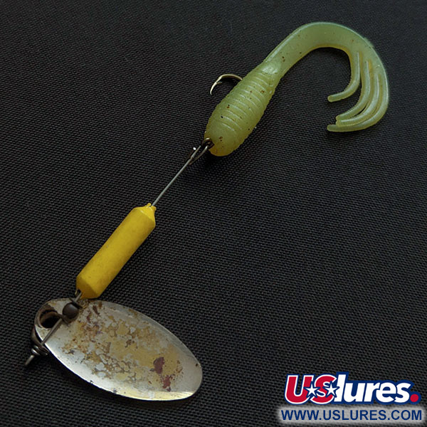 Vintage  Yakima Bait Worden’s Original Rooster Tail, 1/8oz silver spinning lure #20643
