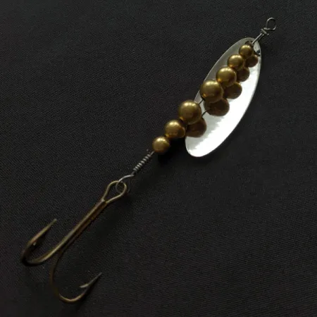 Vintage Renosky Lures Swiss Swing 5, 3/16oz nickel/brass spinning lure #20647