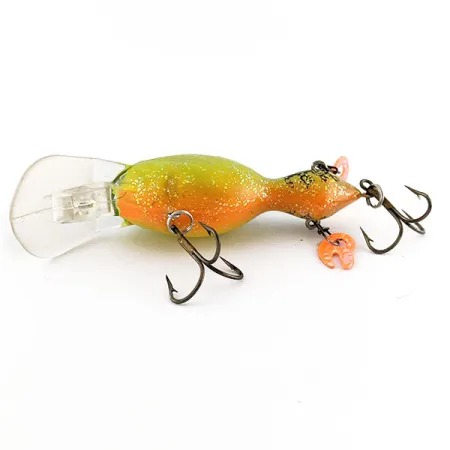 Vintage Renosky Lures Guido's Double Image, 1/3oz green tiger fishing lure #21084