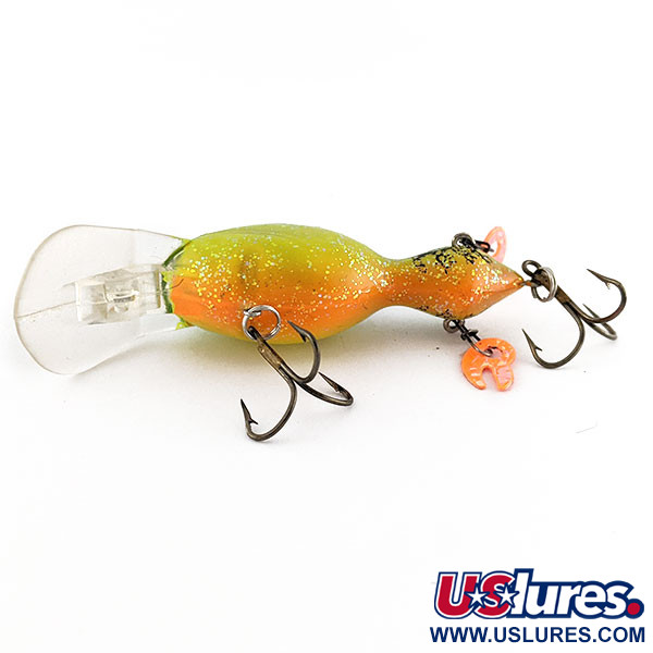 Vintage   Renosky Lures Guido's Double Image, 1/3oz green tiger fishing lure #20649