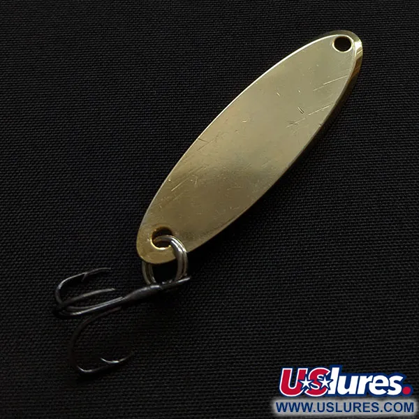 Vintage Acme Kastmaster, 1/4oz gold fishing spoon #20659