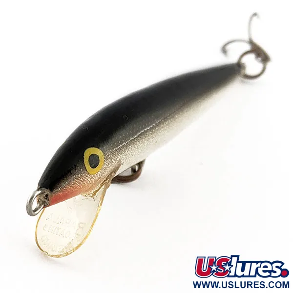 Vintage   Rapala Original Floater F9 (Ireland), 1/8oz S (Silver) fishing lure #20660