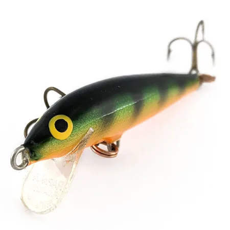 Vintage Rapala Original Floater F7( Ireland), 1/8oz FT (Fire tiger) fishing lure #20661