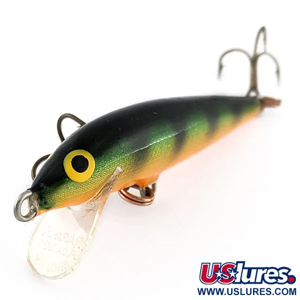 Vintage   Rapala Original Floater F7( Ireland), 1/8oz FT (Fire tiger) fishing lure #20661