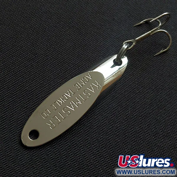 Vintage Acme Kastmaster, 1/8oz nickel fishing spoon #20670