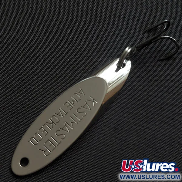 Vintage Acme Kastmaster, 1/4oz nickel fishing spoon #20671