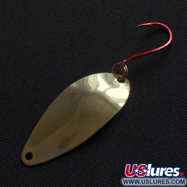 Vintage Acme Little Cleo, 1/16oz gold fishing spoon #20673