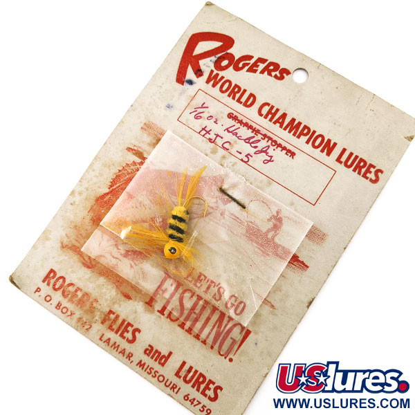   Rogers Crappie Stopper Fly,  Bee fishing #20685