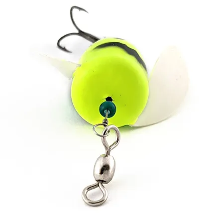 Vintage Yakima Bait Spin-N-Glo, 1/4oz Fire tiger spinning lure #20706
