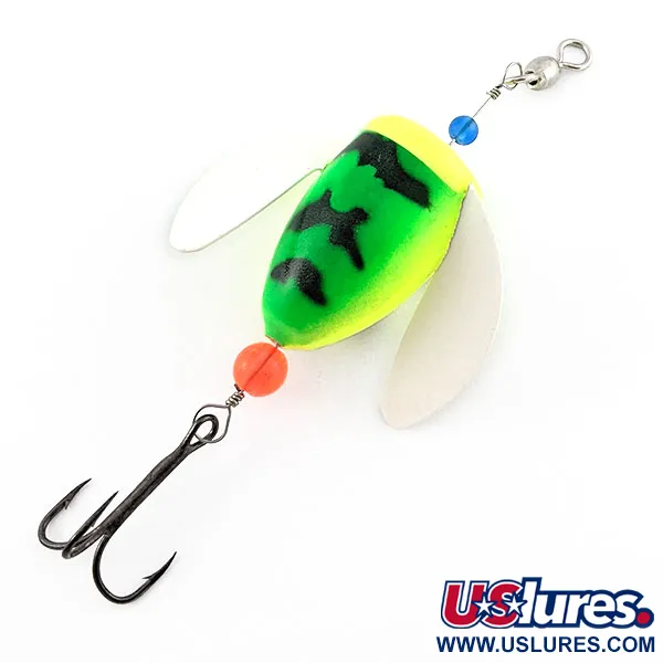 Vintage  Yakima Bait Spin-N-Glo, 1/4oz Fire tiger fishing #20706