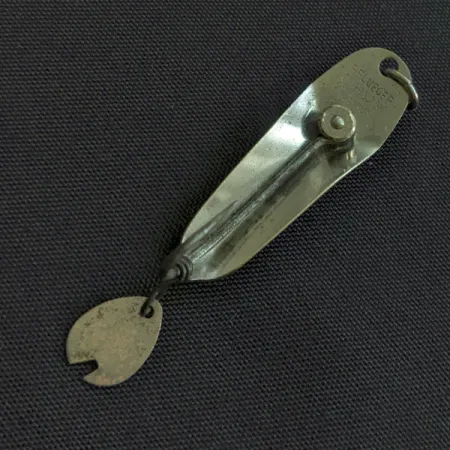 Vintage Pflueger Chum, 3/64oz nickel fishing spoon #20721