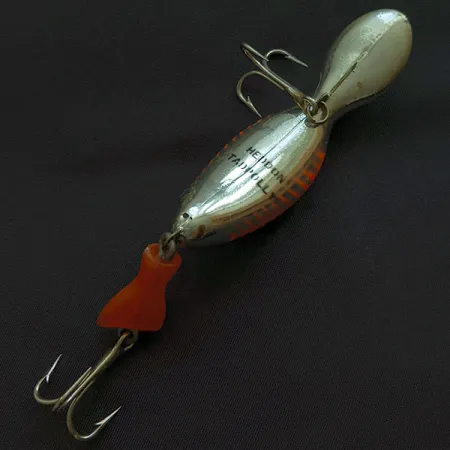Vintage Heddon Jointed Tadpolly series #9015, 2/5oz Bloody Mary  fishing lure #20729