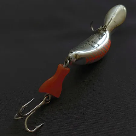 Vintage Heddon Jointed Tadpolly series #9015, 2/5oz Bloody Mary  fishing lure #20729