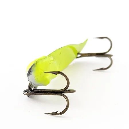 Vintage Vintage Silver Buddy  Lipless Blade Bait, 1/2oz yellow fishing spoon #20740