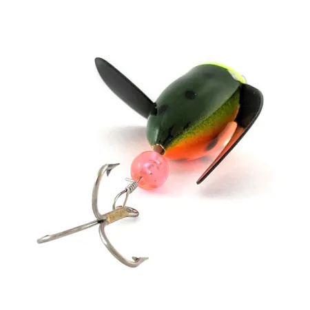 Vintage Yakima Bait Spin-N-Glo, 3/16oz Black Wings - Flame  spinning lure #20741