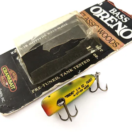 Luhr Jensen Bass Oreno Classic Woods, 1/4oz Frog fishing lure #20748