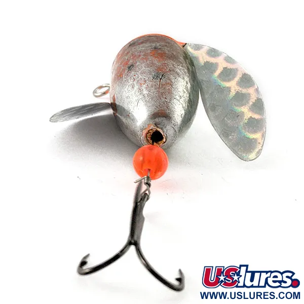 Vintage  Yakima Bait Spin-N-Glo, 1/4oz Nickel Plate (NP-MY) spinning lure #20756