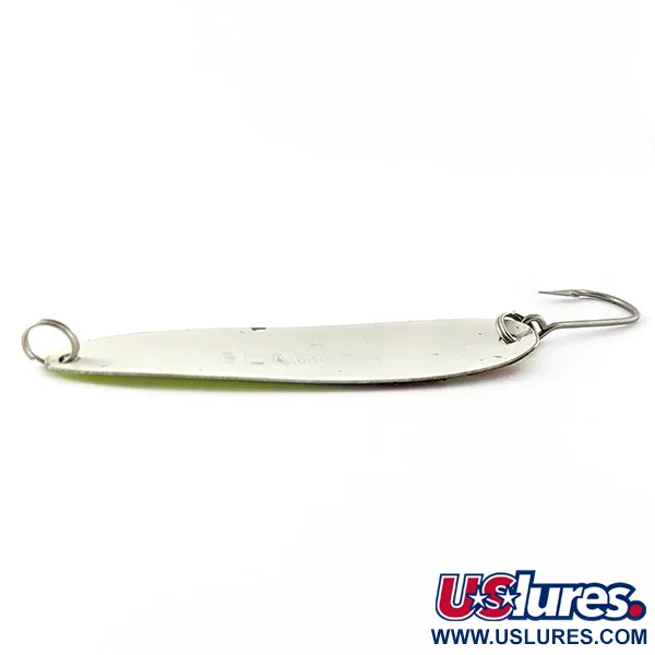 Vintage Slammer UV, 2/5oz ed/white/yellow UV fishing spoon #20758