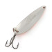 Vintage  Acme Fiord Spoon UV, 1/4oz nickel/red UV fishing spoon #20760