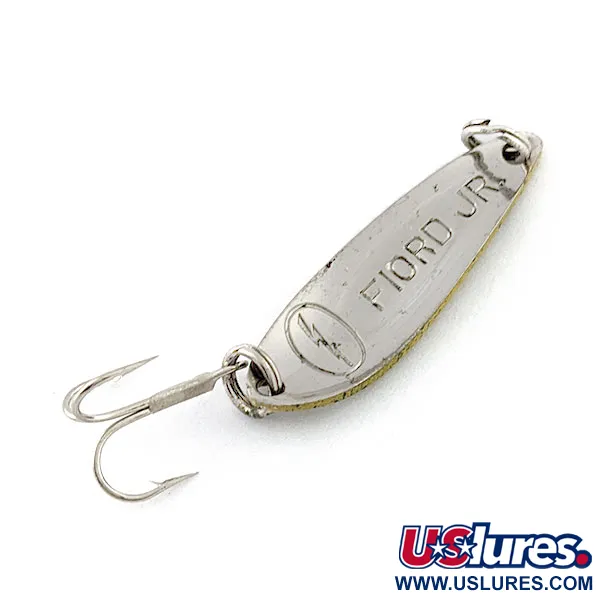 Vintage Acme Fiord Spoon Jr Lightning (50s), 1/8oz Frog fishing spoon #20761