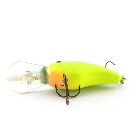 Vintage Strike King 4XD UV, 1/3oz Powder Blue Back Char UV fishing lure #20764