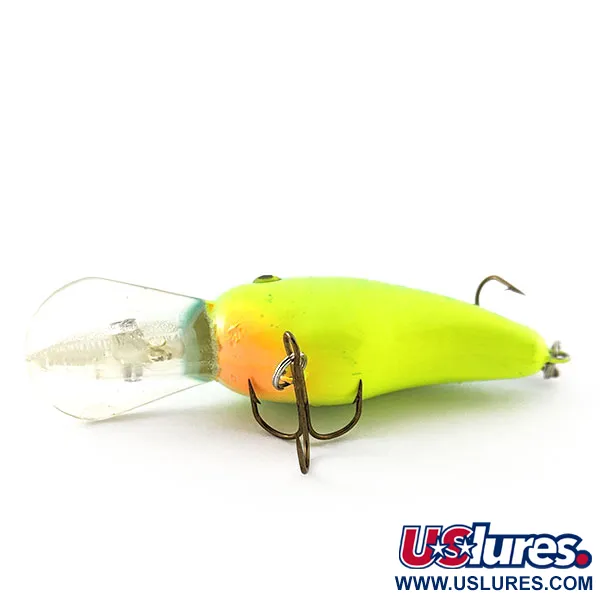 Vintage   Strike King 4XD UV, 1/3oz Powder Blue Back Char UV fishing lure #20764