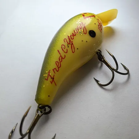 Vintage Cotton Cordell Big O Fred C Yang 1967, 1/2oz fishing lure #20766