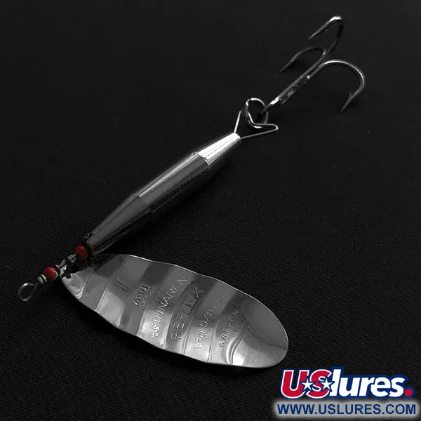 Vintage Abu Garcia Vintage Abu Spinnaren Reflex, 2/3oz nickel spinning lure #20772